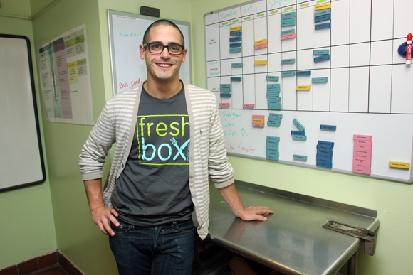 Joe DeLoss of Fresh Box Catering. Photos by Ben French and Jeffry Konczal