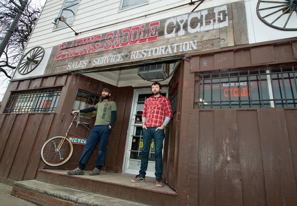 Travis Peebles & James Rychak of Blazing Saddle Cycle - Photo Bob Perkoski