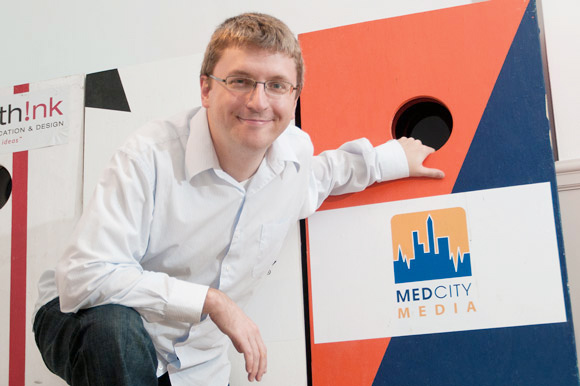 Chris Seper, president of Cleveland�s MedCity Media. Photos Bob Perkoski