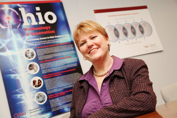 Lisa Delp, Executive Director of Ohio Third Frontier. Photos Ben French