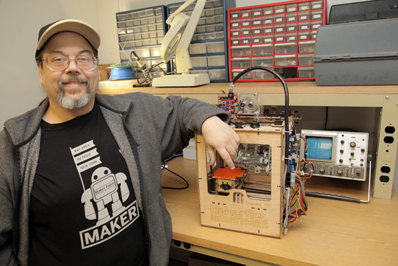 Ethan Dicks, Systems Engineer at Manta Media Inc., and 3D Printing enthusiast.